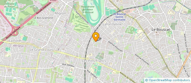 localisation de l'entreprise MISSIONS COMM  BORDEAUX