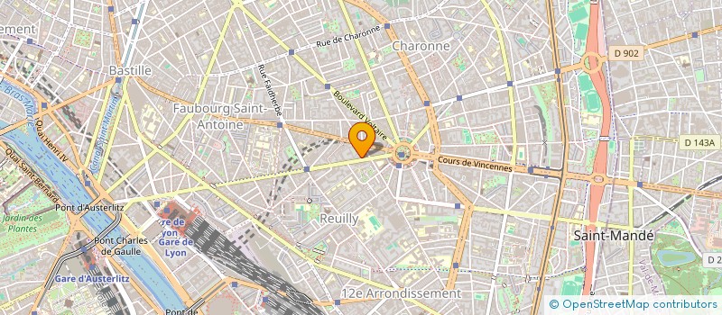 localisation de l'entreprise MISSIONS DE CONSEILS EN BATIMENT à PARIS