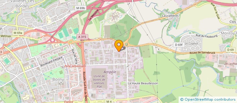 localisation de l'entreprise MISSIONS ET CONSEIL  METZ