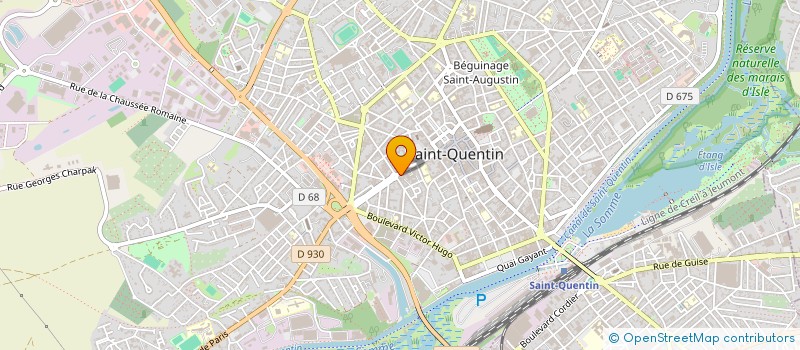 localisation de l'entreprise MISSISSIPI  SAINT-QUENTIN