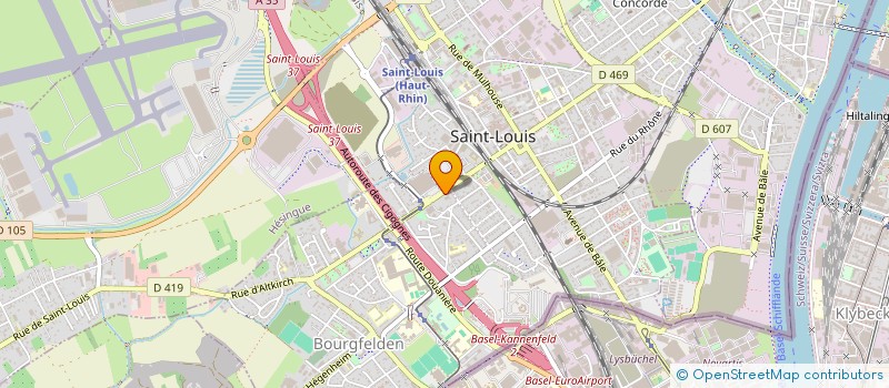 localisation de l'entreprise MISSLIN  SAINT-LOUIS