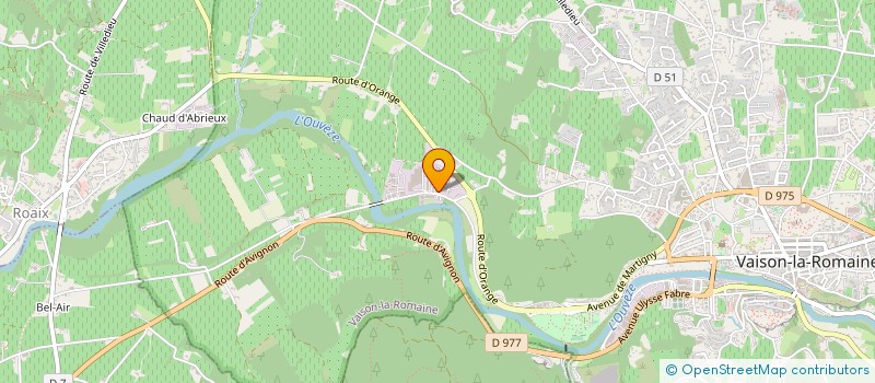 localisation de l'entreprise MISSOLIN FRERES à VAISON-LA-ROMAINE