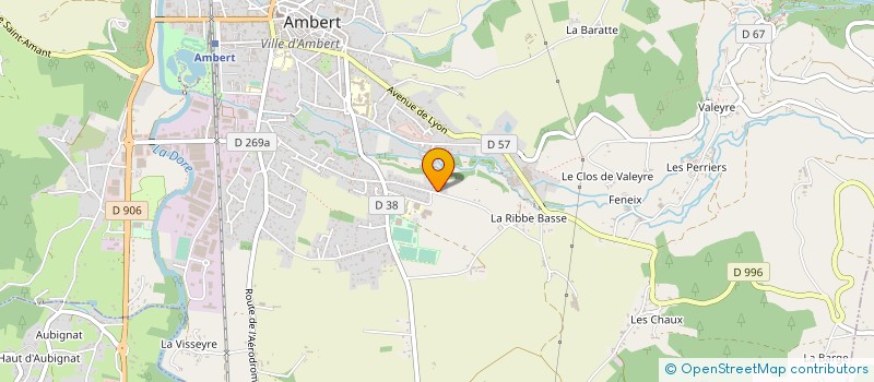 localisation de l'entreprise MISSOU ANIMATION à AMBERT