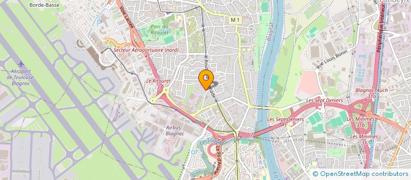 localisation de l'entreprise MISSOUMISSOU  BLAGNAC