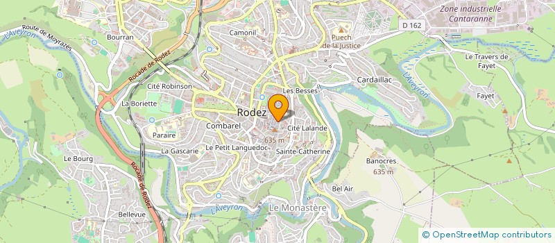 localisation de l'entreprise MISSTRAL DS  RODEZ