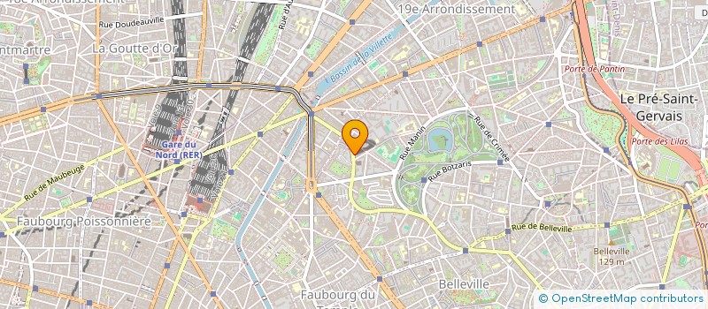 localisation de l'entreprise MISSTRALE (MISSIONS DE TRAVAUX ET DE RECHERCHES ARCHITECTURALES POUR LE LOGEMENT ET L'ESPACE)  PARIS