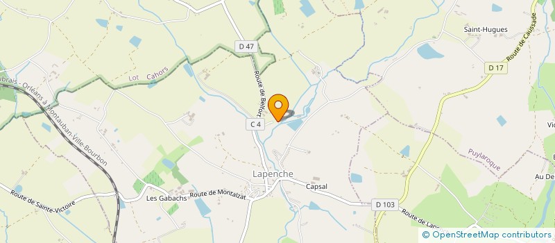 localisation de l'entreprise MISTEL  LAPENCHE