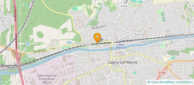 localisation de l'entreprise MISTER à POMPONNE