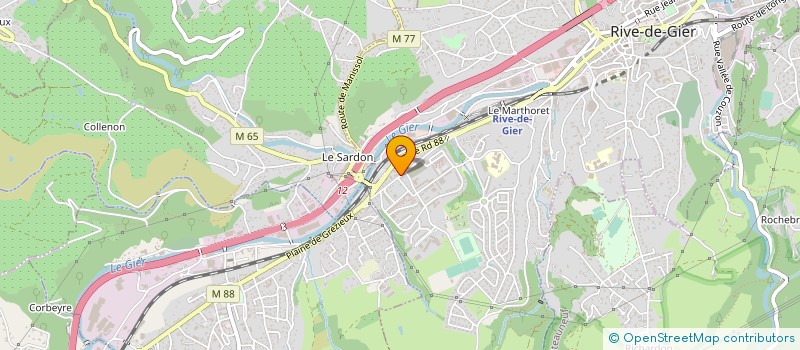 localisation de l'entreprise MISTER  RIVE-DE-GIER