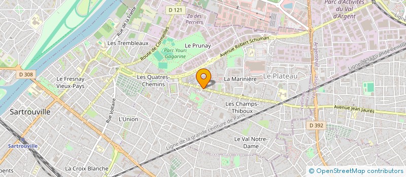 localisation de l'entreprise MISTER BARBER  SARTROUVILLE