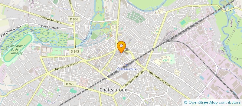 localisation de l'entreprise MISTER BARBIER à CHATEAUROUX