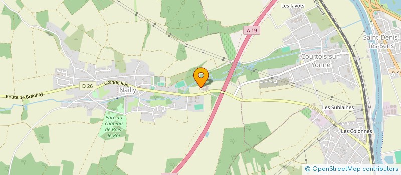 localisation de l'entreprise MISTER BAT 89  NAILLY