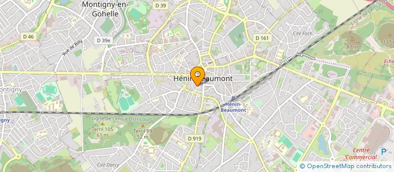 localisation de l'entreprise MISTER BIGGIE à HENIN-BEAUMONT