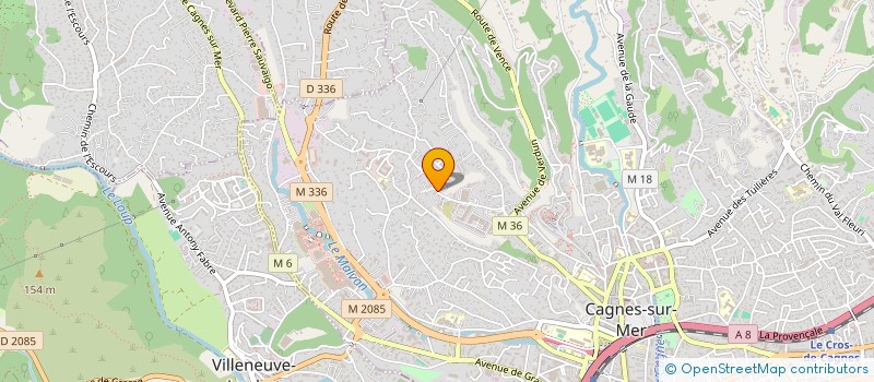 localisation de l'entreprise MISTER CAPSULE à CAGNES-SUR-MER