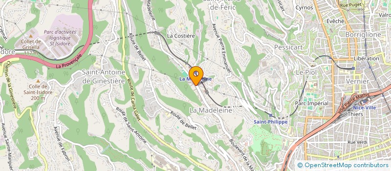 localisation de l'entreprise MISTER CARS à NICE