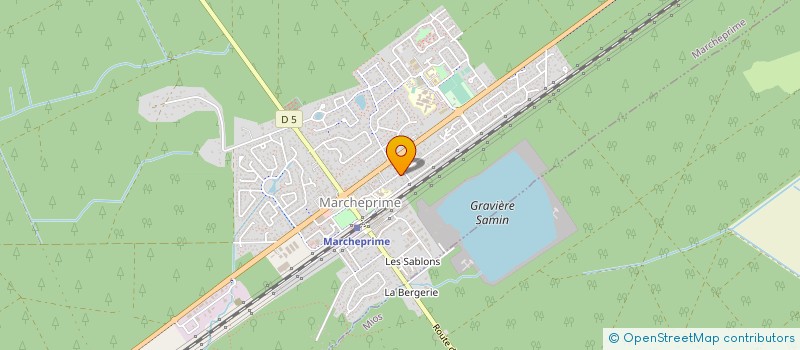 localisation de l'entreprise MISTER CLIM 33  MARCHEPRIME