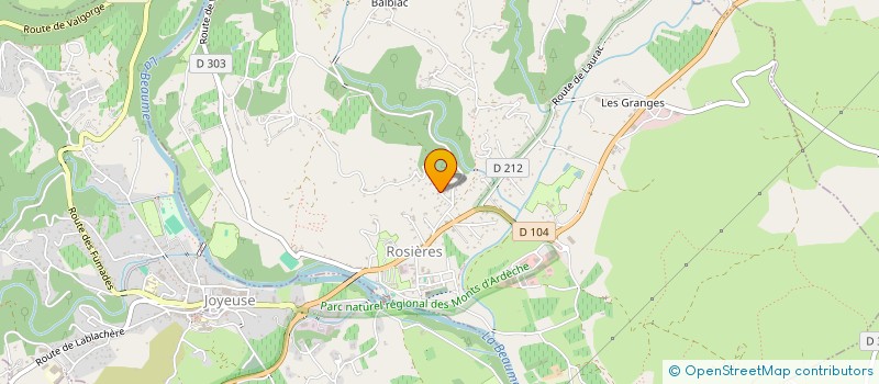 localisation de l'entreprise MISTER COLIS 07  ROSIERES