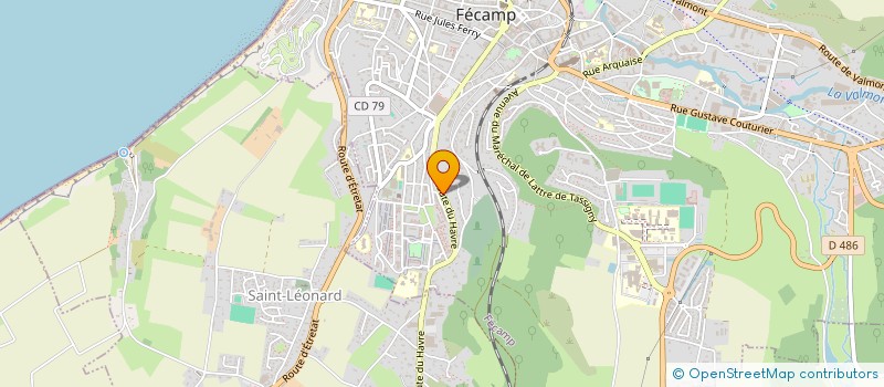 localisation de l'entreprise MISTER COOK à FECAMP