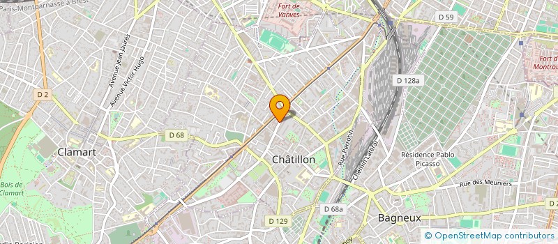 localisation de l'entreprise MISTER CORDO  CHATILLON