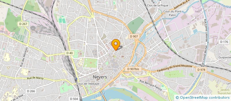 localisation de l'entreprise MISTER CUT 58 à NEVERS