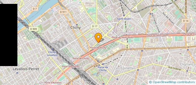 localisation de l'entreprise MISTER DESTOCK à CLICHY