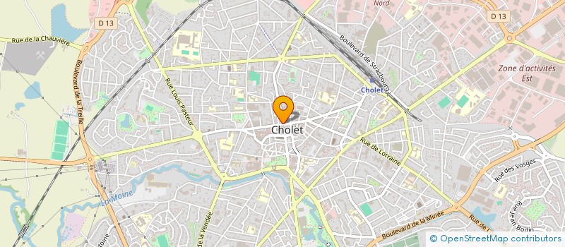 localisation de l'entreprise MISTER DONER DVT à CHOLET