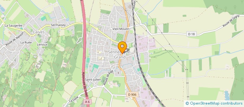 localisation de l'entreprise MISTER FOOD  SENNECEY-LE-GRAND