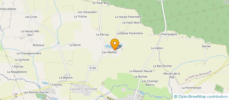 localisation de l'entreprise MISTER GEORGES  SAINTE-COLOMBE