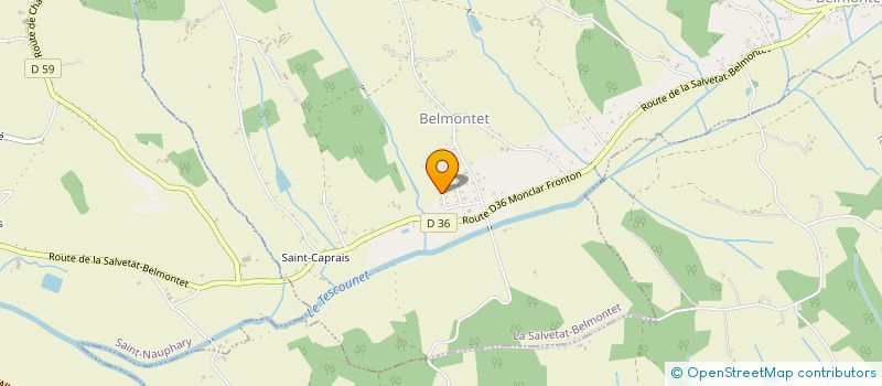 localisation de l'entreprise MISTER I - ISOLATION  LA SALVETAT-BELMONTET