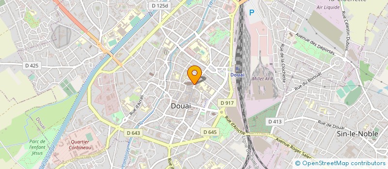 localisation de l'entreprise MISTER NARGUI à DOUAI