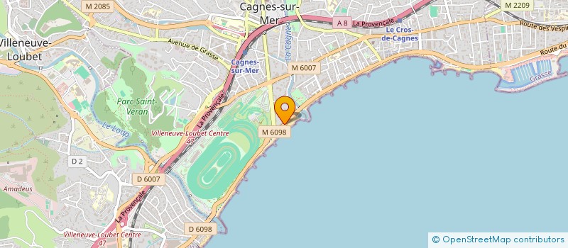 localisation de l'entreprise MISTER PATRIMOINE PACA à CAGNES-SUR-MER
