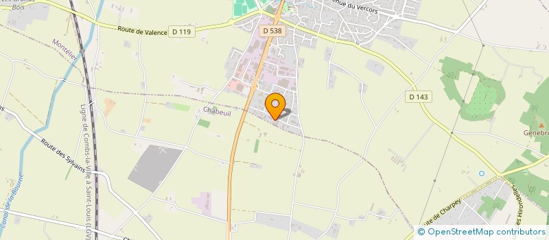 localisation de l'entreprise MISTER TOITURE VALENCE  MONTELIER