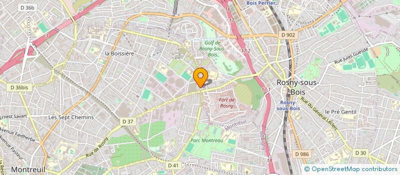 localisation de l'entreprise MISTERLOCLY à MONTREUIL