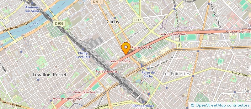 localisation de l'entreprise MISTERTEMP à CLICHY