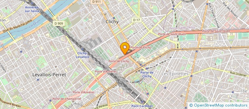 localisation de l'entreprise MISTERTEMP OPERATIONS  CLICHY