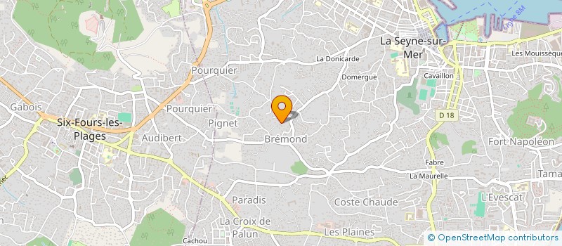 localisation de l'entreprise MISTEVER  LA SEYNE-SUR-MER
