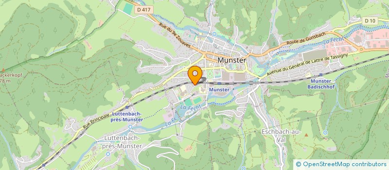 localisation de l'entreprise MISTI à MUNSTER