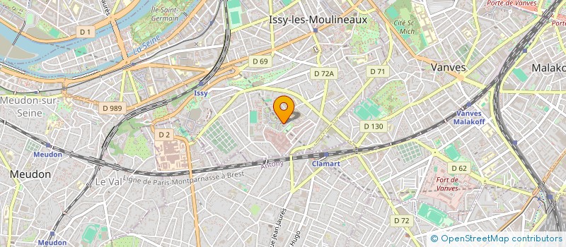 localisation de l'entreprise MISTIC à ISSY-LES-MOULINEAUX