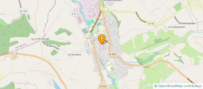 localisation de l'entreprise MISTIC à VIMOUTIERS