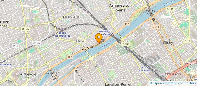 localisation de l'entreprise MISTIGRI EDITIONS à COURBEVOIE