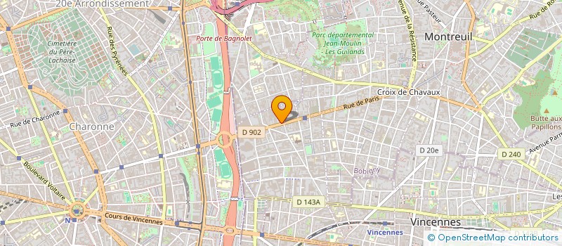 localisation de l'entreprise MISTIK à MONTREUIL
