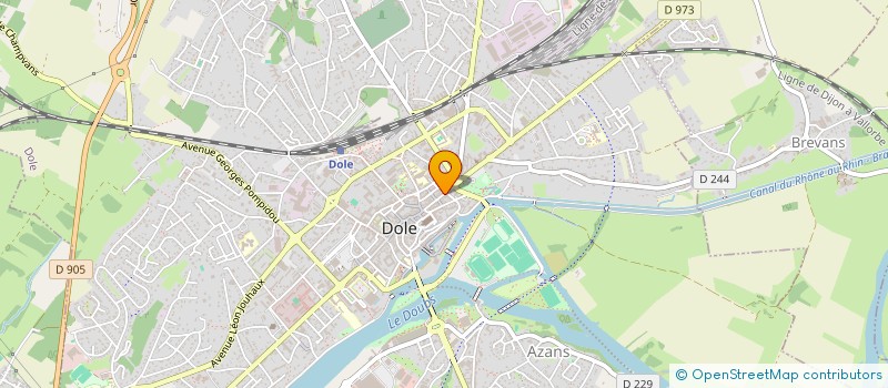 localisation de l'entreprise MISTL à DOLE