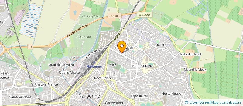 localisation de l'entreprise MISTOU  NARBONNE