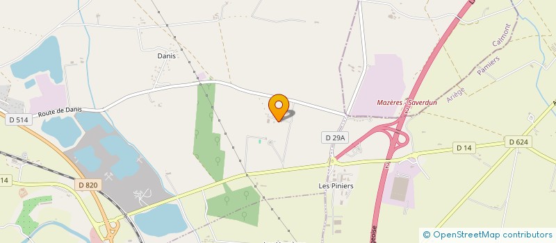 localisation de l'entreprise MISTOU à SAVERDUN