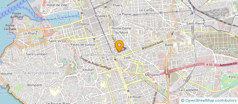 localisation de l'entreprise MISTRAL à MARSEILLE