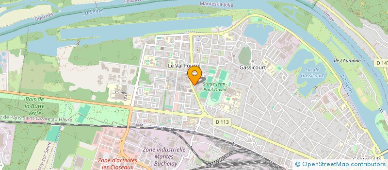 localisation de l'entreprise MISTRAL  MANTES-LA-JOLIE