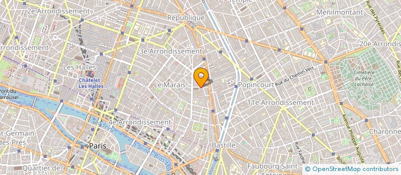 localisation de l'entreprise MISTRAL à PARIS