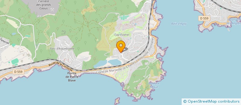 localisation de l'entreprise MISTRAL  SAINT RAPHAEL