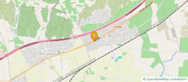 localisation de l'entreprise MISTRAL  BEZOUCE