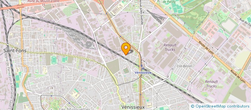 localisation de l'entreprise MISTRAL  VENISSIEUX